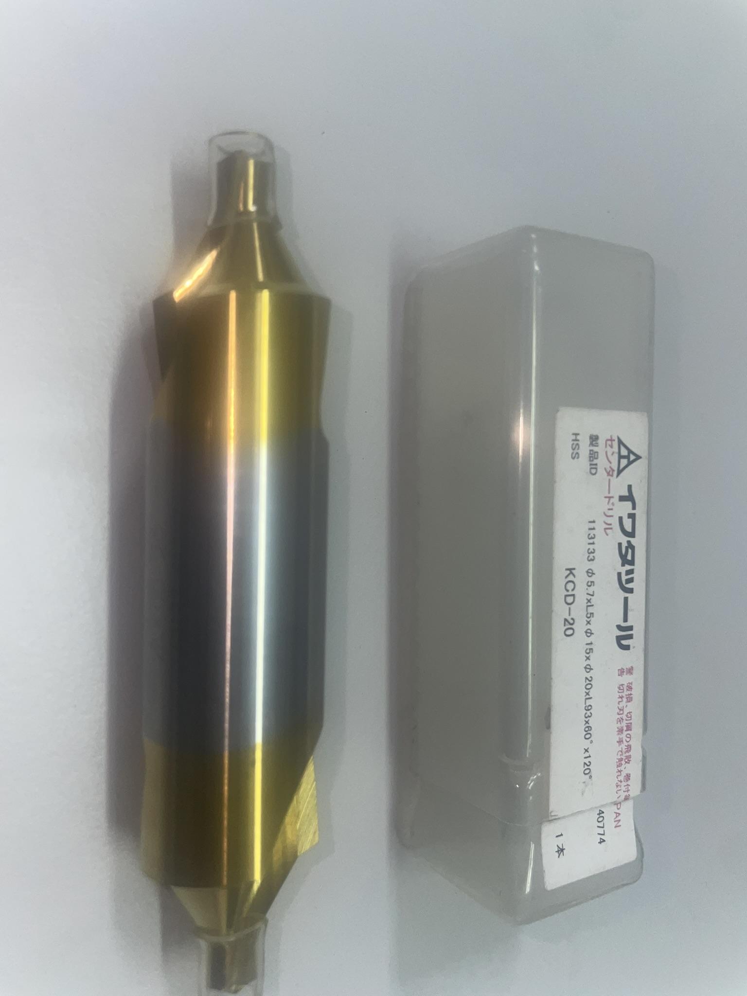 CENTER DRILL (KCD-20  TIN)